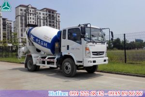 xe trộn bê tông howo
